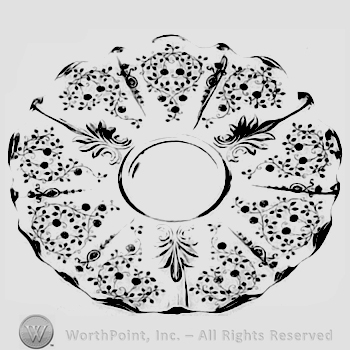 Glass pattern: Arcady; plate.