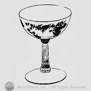 Glass pattern: Bouquet; champagne.