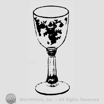 Glass pattern: Bouquet; cordial.