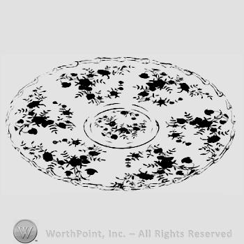 Glass pattern: Bouquet; plate.