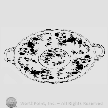 Glass pattern: Bouquet; cake plate.