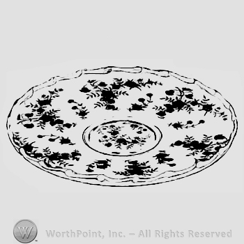 Glass pattern: Bouquet; tray.
