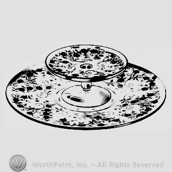 Glass pattern: Buttercup; cheese and cracker.