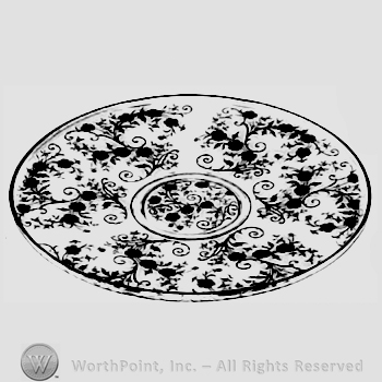 Glass pattern: Buttercup; plate.