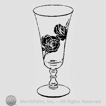 Glass pattern: Camellia; parfait.