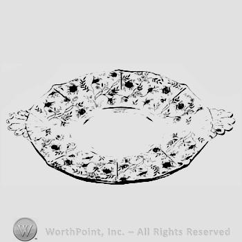 Glass pattern: Chintz; tray.