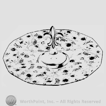 Glass pattern: Chintz; tray.