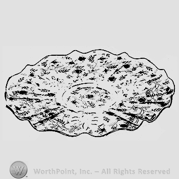 Glass pattern: Chintz; plate.
