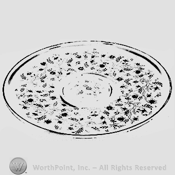 Glass pattern: Chintz; plate.