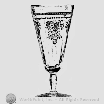 Glass pattern: Delphian; parfait.