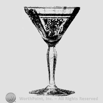 Glass pattern: Delphian; cocktail.