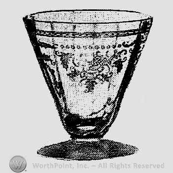 Glass pattern: Delphian; tumbler.