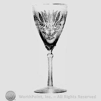Glass pattern: Fern; goblet.