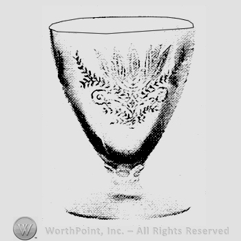 Glass pattern: Fern; tumbler.