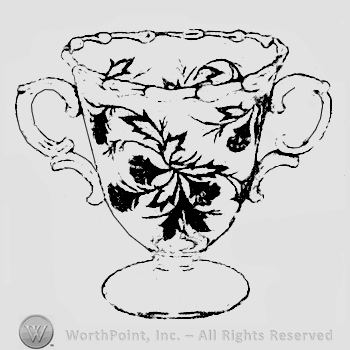 Glass pattern: Heather; footed sugar.