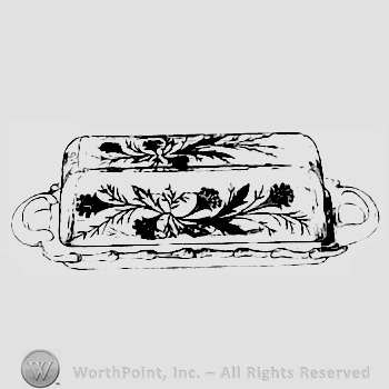 Glass pattern: Heather; butter and cover.