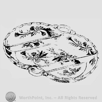 Glass pattern: Heather; relish.