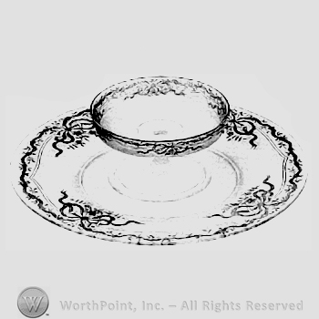 Glass pattern: June; plate.