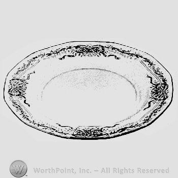 Glass pattern: June; plate.