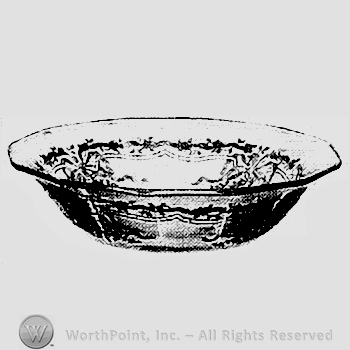 Glass pattern: June; bowl.