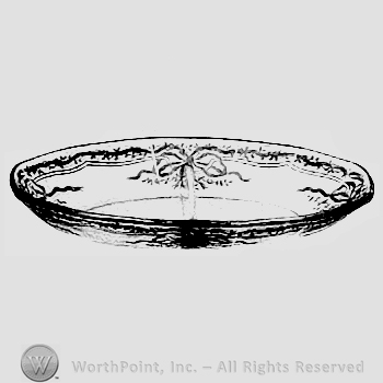 Glass pattern: June; plate.