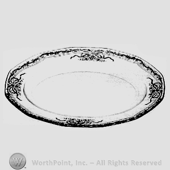 Glass pattern: June; plate.