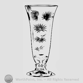 Glass pattern: Lido; vase.