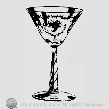 Glass pattern: Mayflower; cocktail.