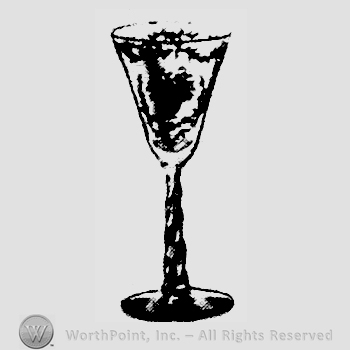 Glass pattern: Mayflower; cordial.