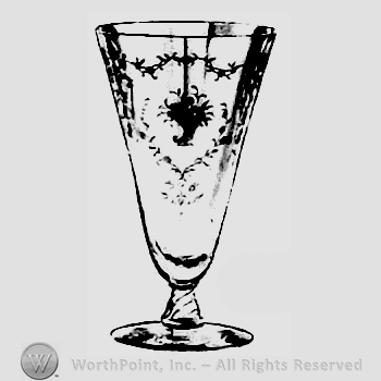 Glass pattern: Mayflower; tumbler.