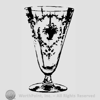 Glass pattern: Mayflower; tumbler.