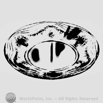 Glass pattern: Mayflower; plate.