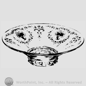 Glass pattern: Mayflower; bowl.