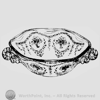 Glass pattern: Mayflower; bowl.