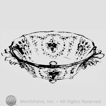 Glass pattern: Mayflower; bowl.