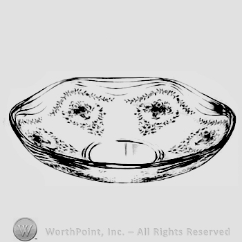 Glass pattern: Mayflower; bowl.