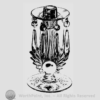 Glass pattern: Mayflower; lustre.
