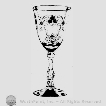 Glass pattern: Meadow; wine.