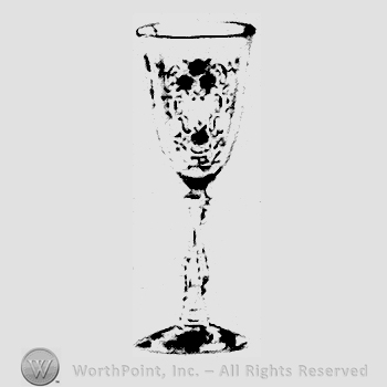 Glass pattern: Meadow; cordial.