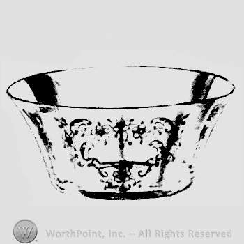 Glass pattern: Meadow; finger bowl.