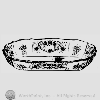 Glass pattern: Meadow; pickle.