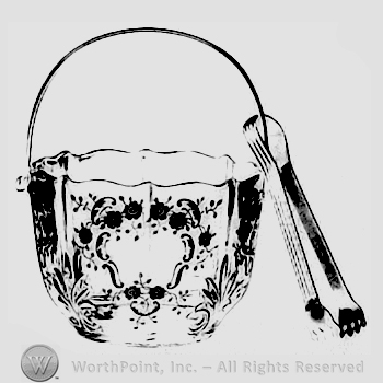 Glass pattern: Meadow; bucket.