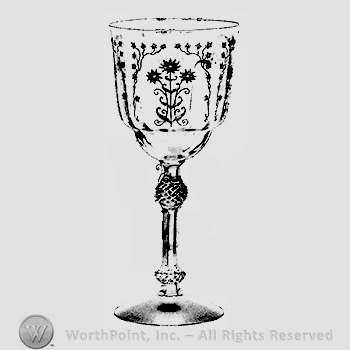 Glass pattern: Manor; goblet.
