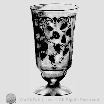 Glass pattern: Morning Glory; tumbler.