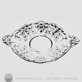 Glass pattern: Navarre; plate.