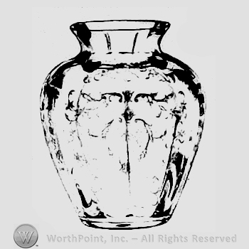 Glass pattern: Navarre; vase.