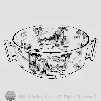 Glass pattern: Plymouth; bowl.