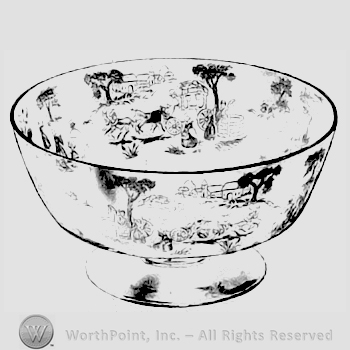 Glass pattern: Plymouth; bowl.