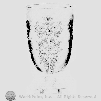 Glass pattern: Queen Anne; tumbler.