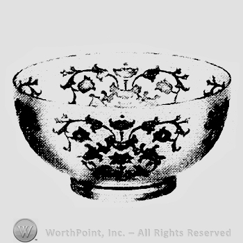 Glass pattern: Queen Anne; bowl.